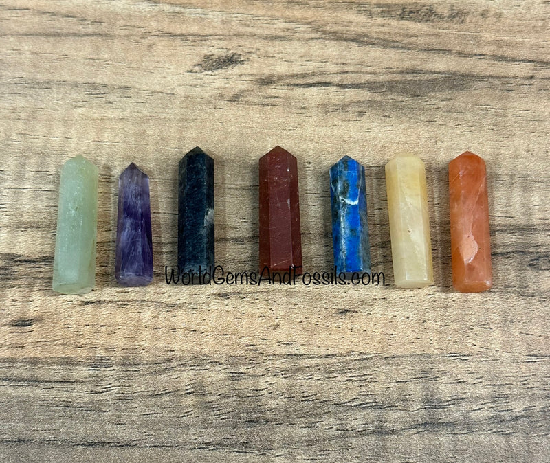 7 Chakra Point Set 1"-1.5"