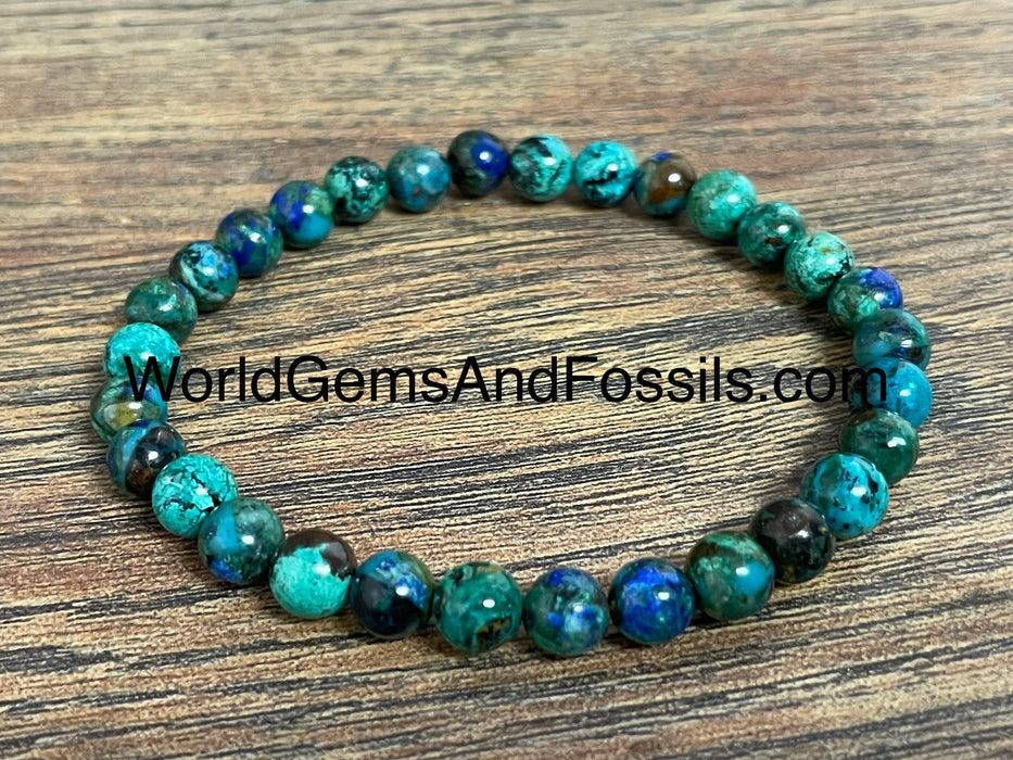 Azurite Bracelet 6mm