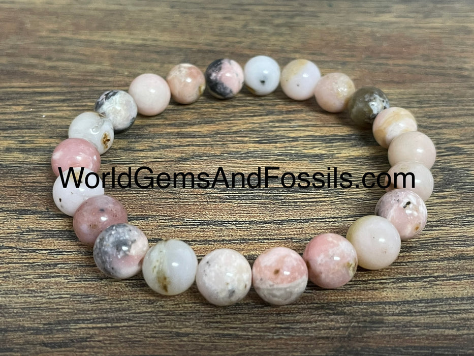 Pink Opal Bracelet 8mm