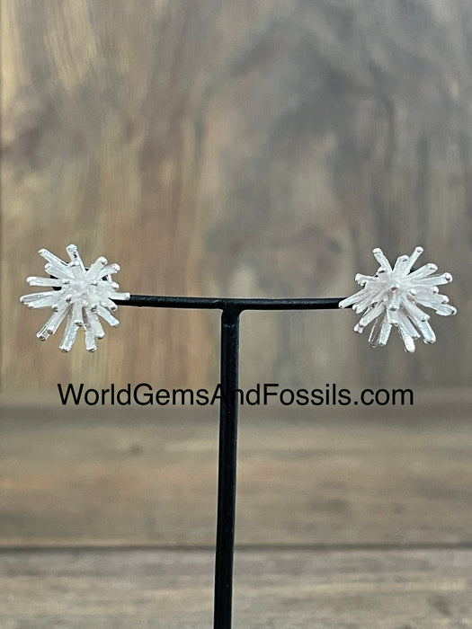 Dandelion Earring Sterling Silver 15mm