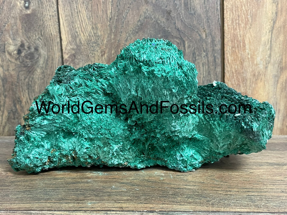 Fibrous Malachite Specimen 8.5”  #6