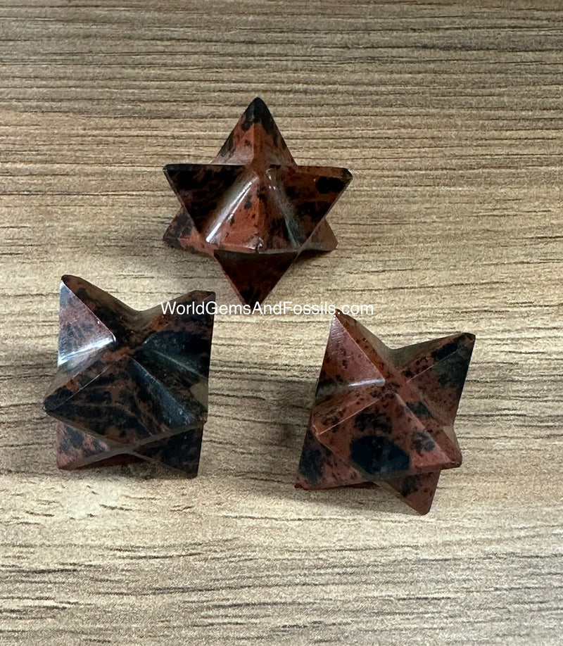 Mahagony Jasper Merkabah 20mm