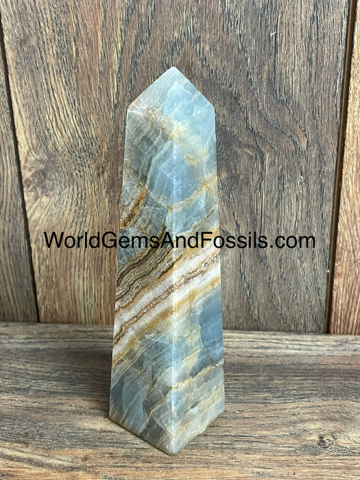 Blue Onyx Obelisk 7”  #4