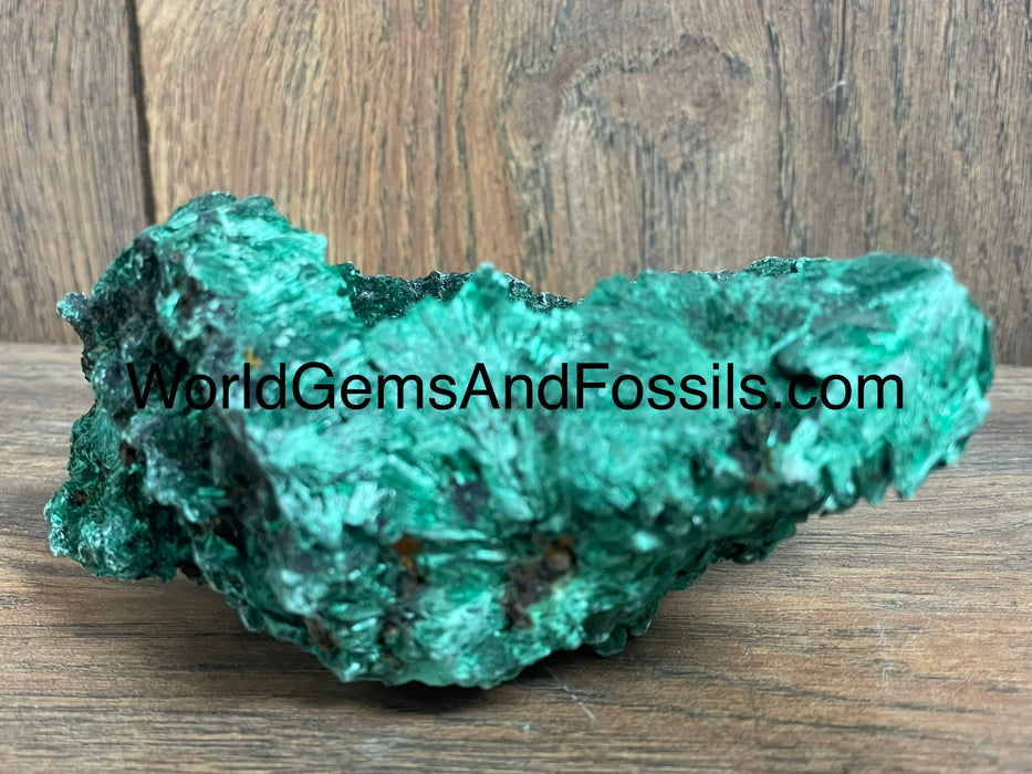 Fibrous Malachite Specimen 4.5”  #7