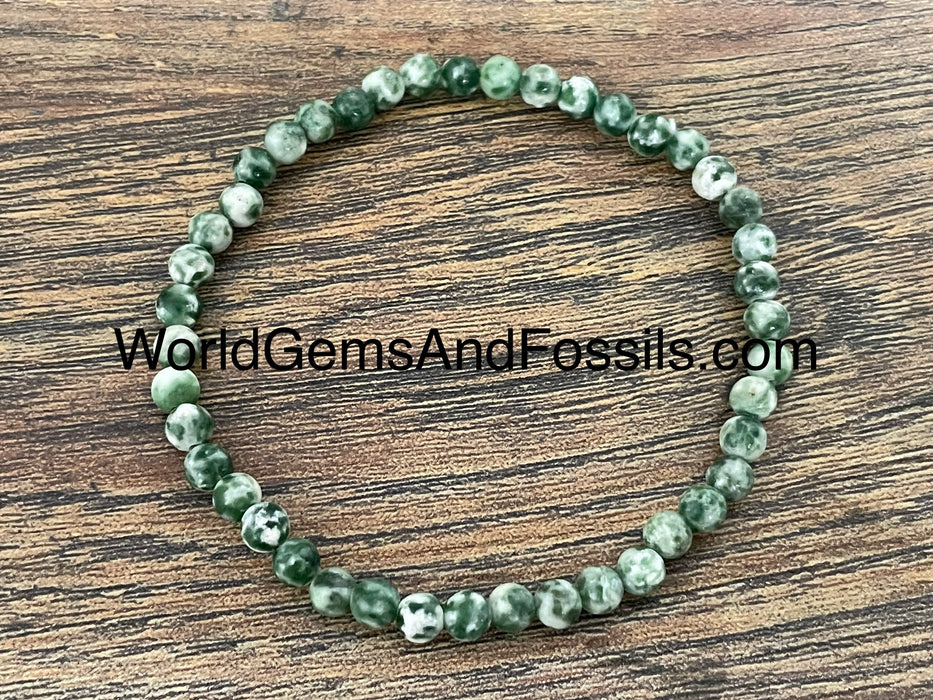 Light Jade Bracelet 4mm