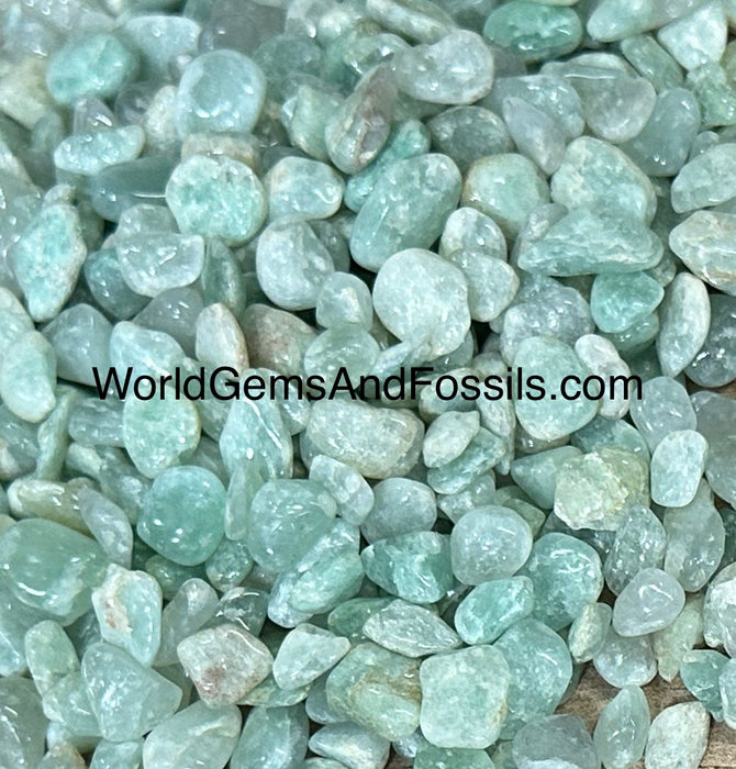 Green Aventurine Chip Stones 6-12mm 1 lb