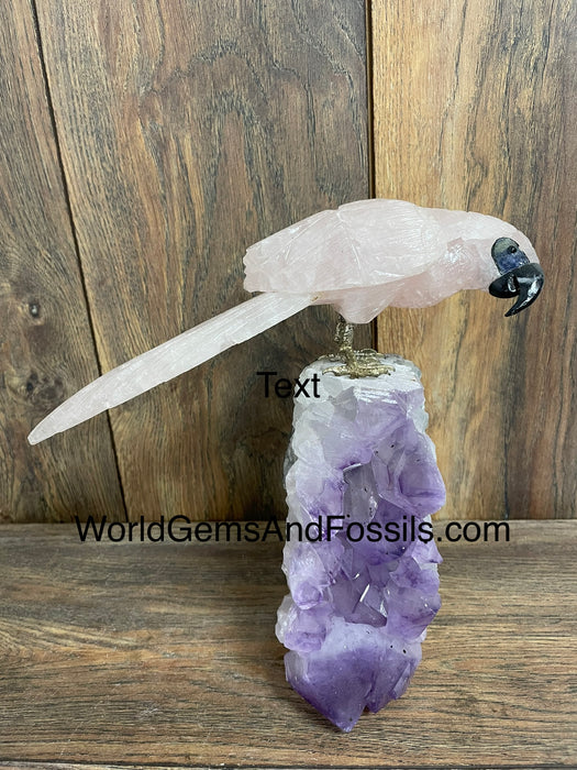 Crystal Bird On Stand  #14   Medium