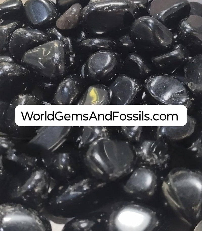 Black Obsidian Tumbled Stone 1 lb