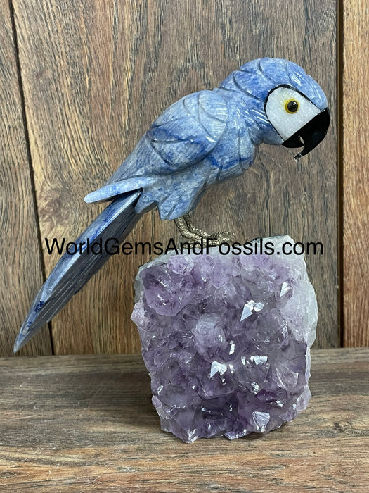 Crystal Bird On Stand  #12  Medium