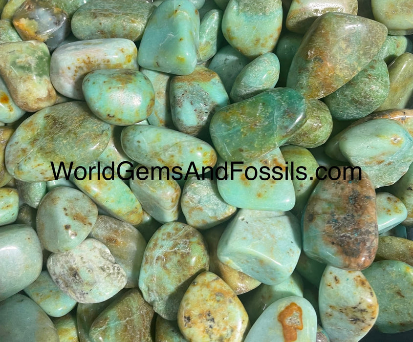 Chrysoprase Tumbled Stone 1 lb