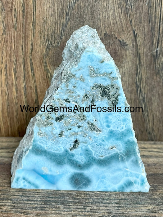 Larimar Specimen Polished Face  3.5”  #3