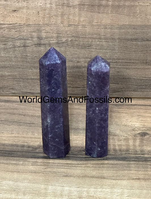 Lepidolite Obelisk 2.7"-3"