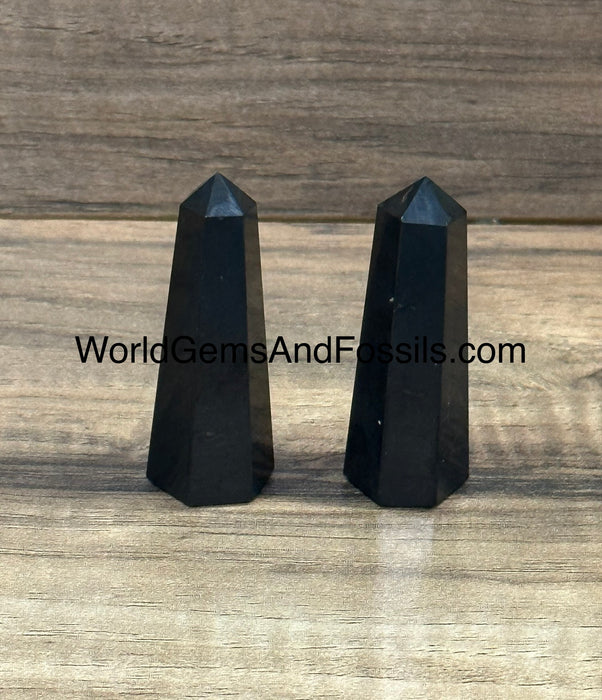 Black Tourmaline Obelisk 1.5"-2"