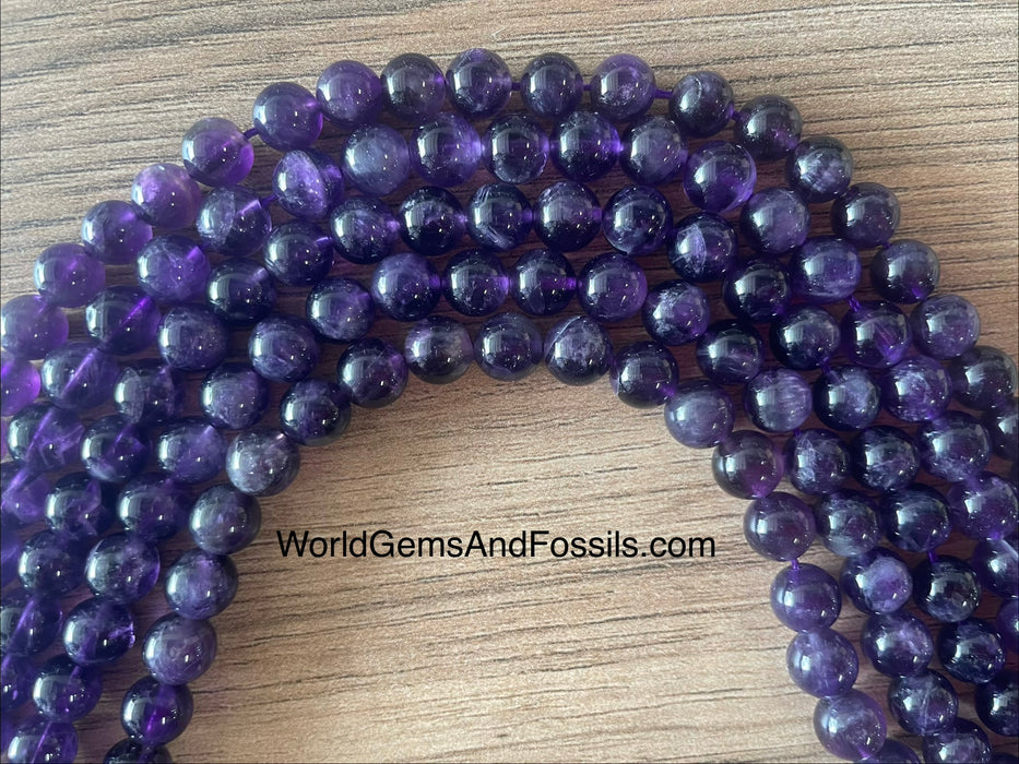 Amethyst Beads 8mm