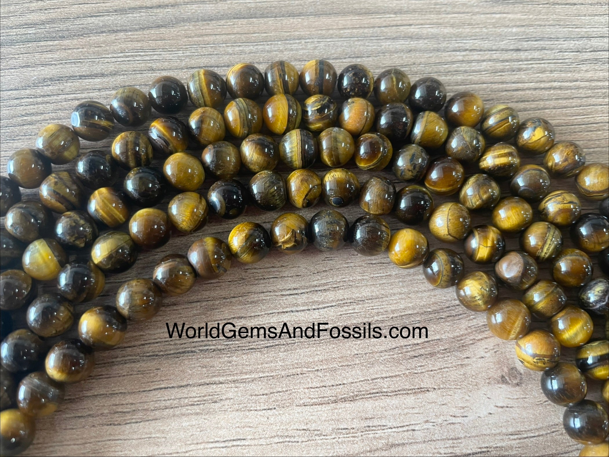 Tiger Eye Beads 8mm