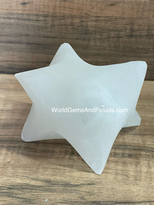 Selenite Merkabah 2.4"