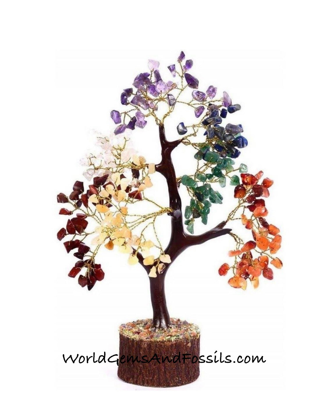 Chakra Gem Trees 8"