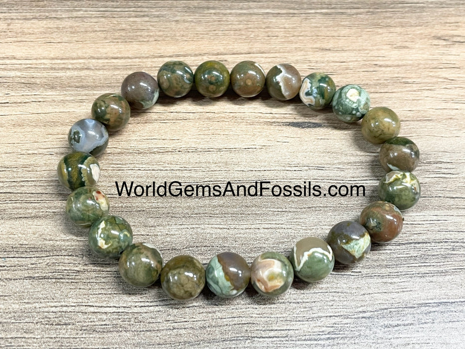 Rhyolite Bracelet 8mm