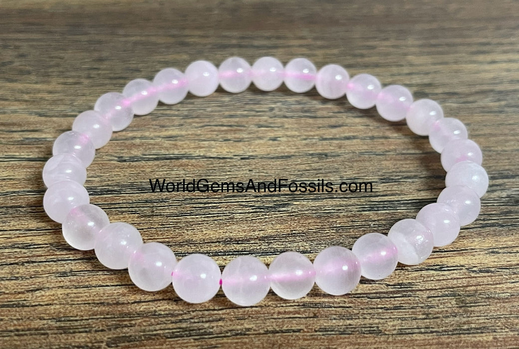 Pink Calcite Bracelet 6mm