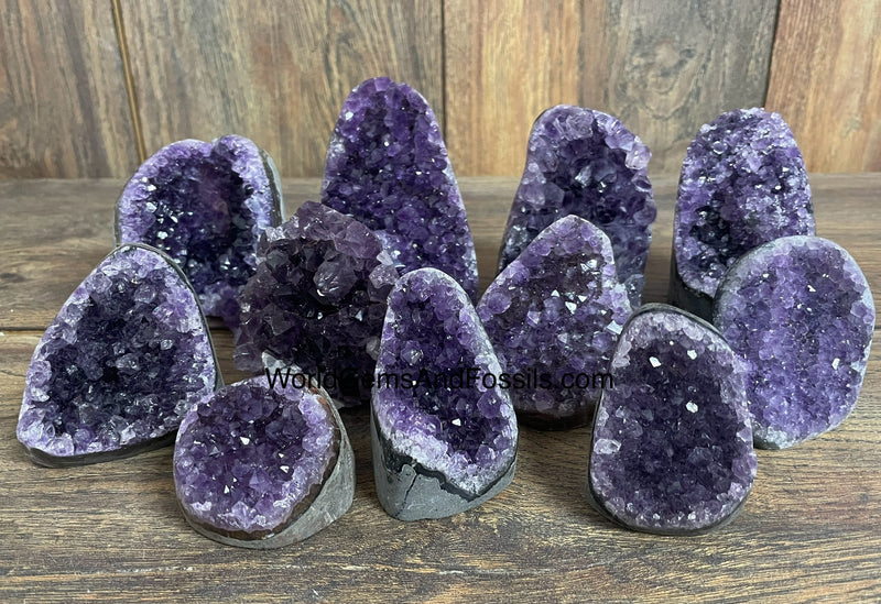 Amethyst Cut Base Polished 2"-3.5" 1 lb