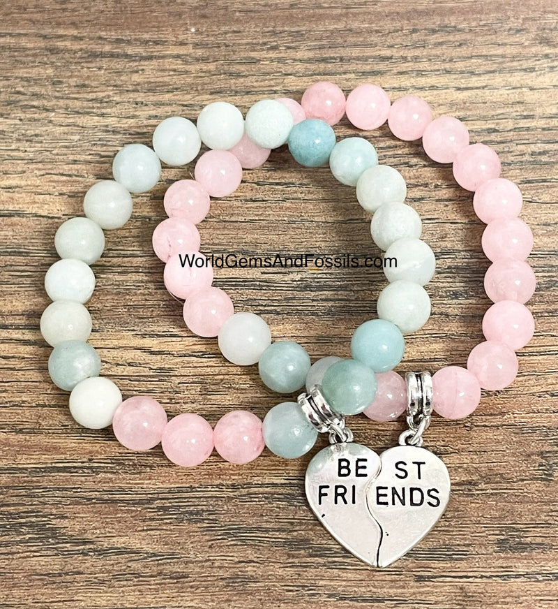 Amazonite Rose Quartz Bracelet Best Friend