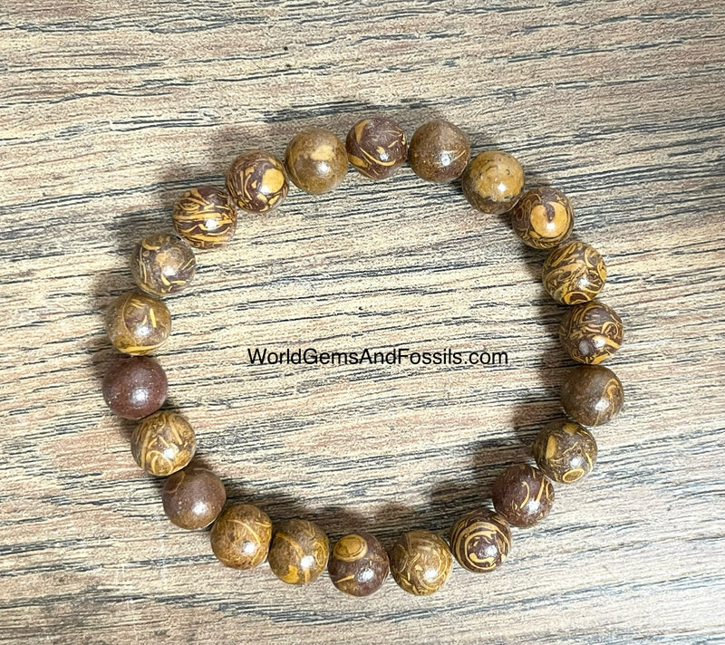 Mariam Jasper Bracelet 8mm