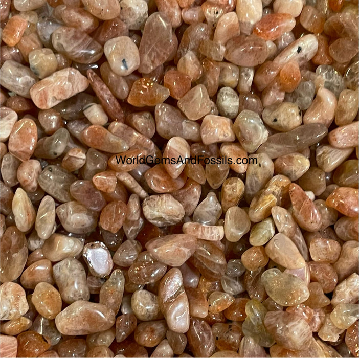 Sunstone Chip Stone 6-9mm 1 lb