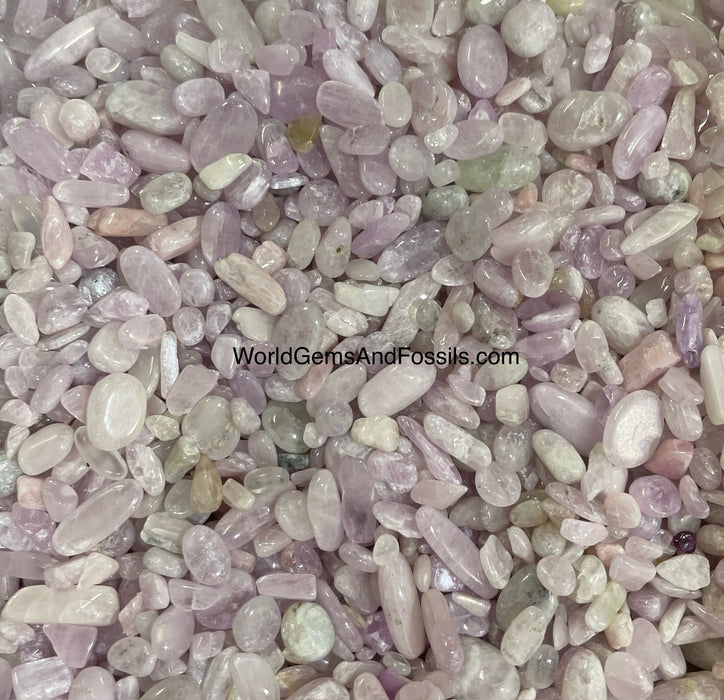 Kunzite Chip Stone 6-9mm 1 lb