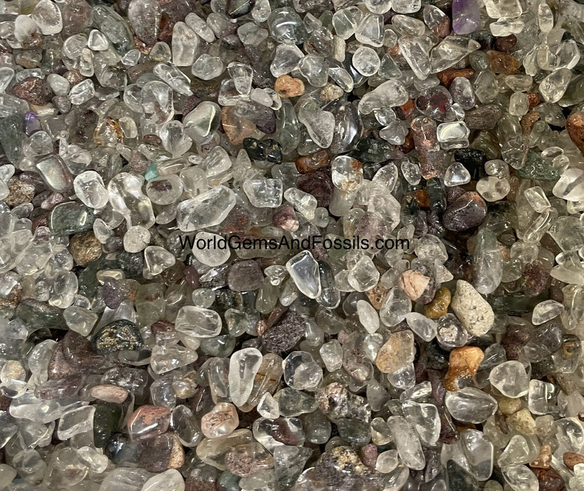 Garden Quartz Chip Stone 7-12mm 1 lb