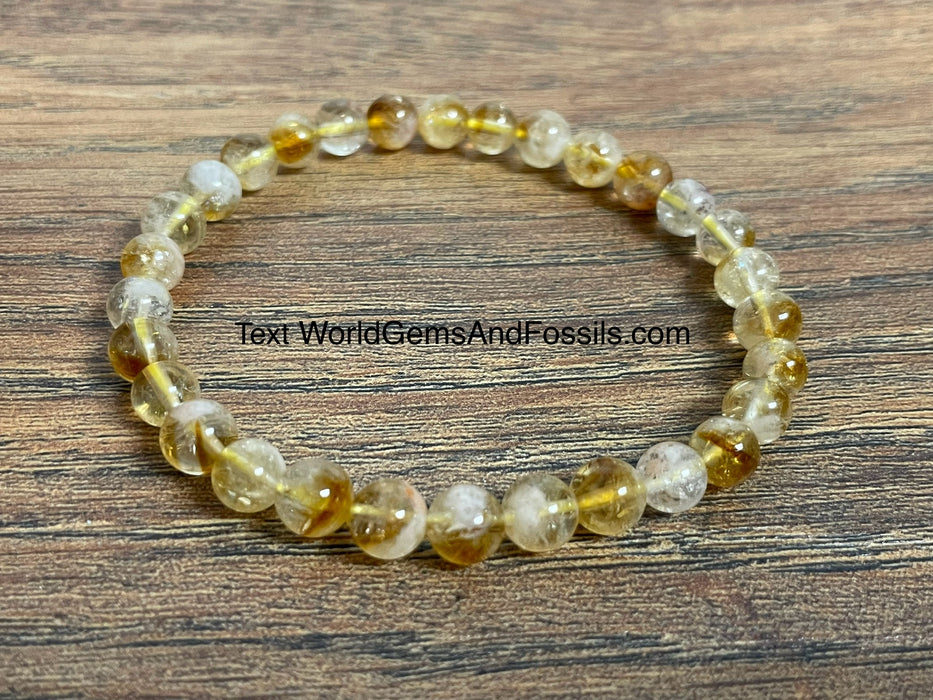 Citrine Bracelet 6mm