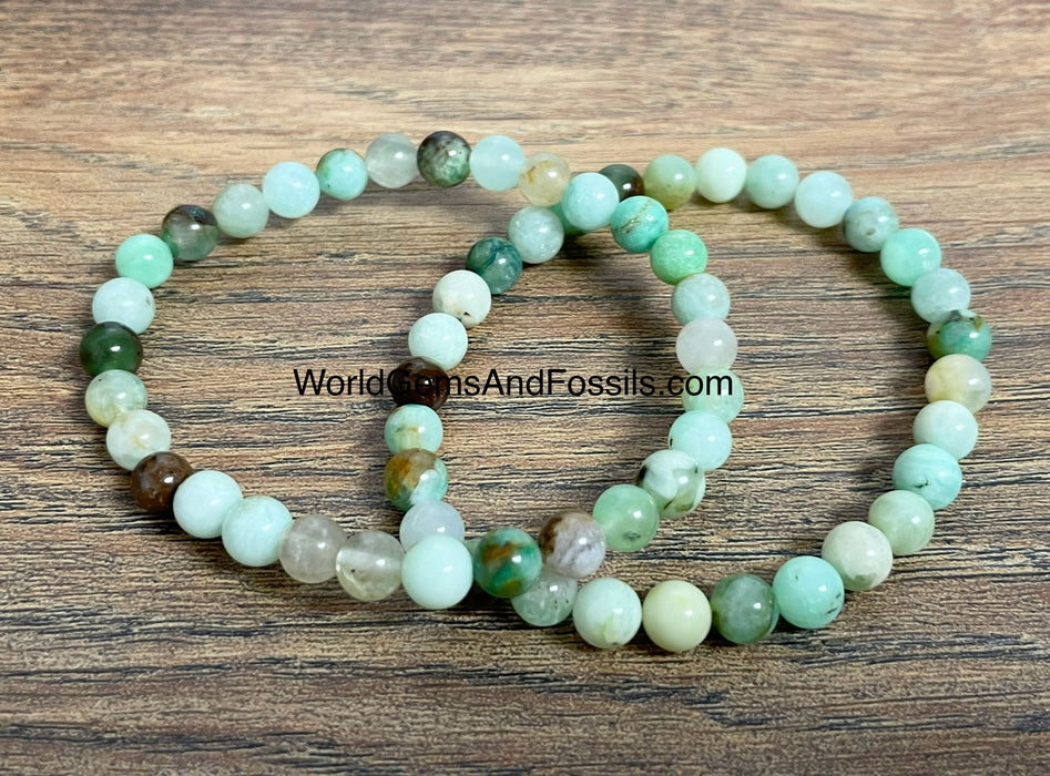 Chrysoprase Bracelet 6mm