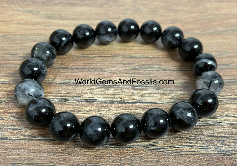 Black Tourmaline Bracelet 10mm B Grade