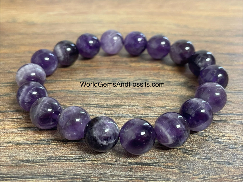 Dream Amethyst Bracelet 10mm  "A" Grade