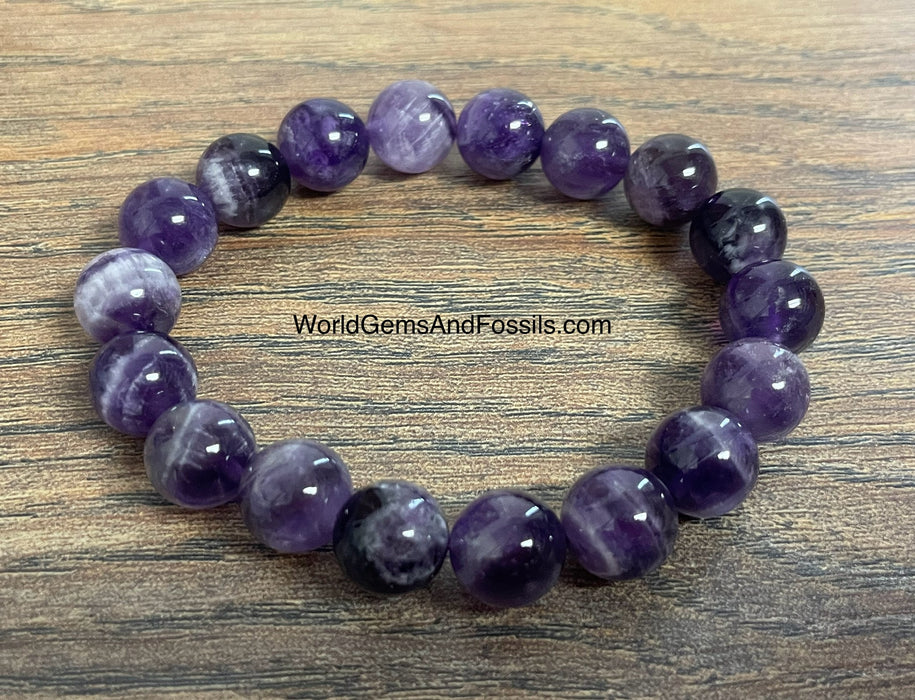 Dream Amethyst Bracelet 10mm  "A" Grade