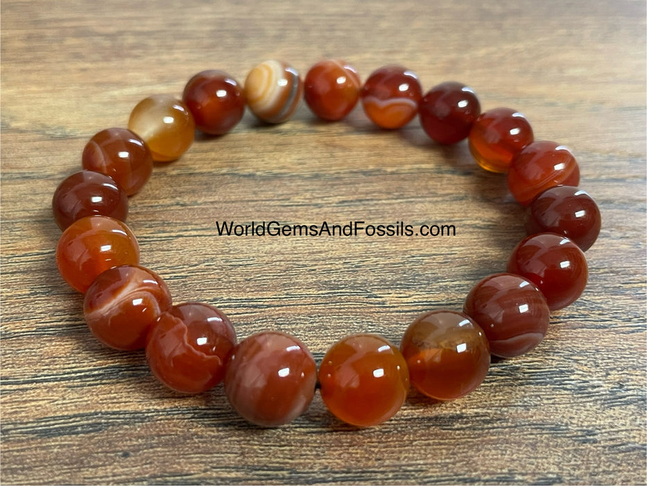 Carnelian Bracelet 10mm