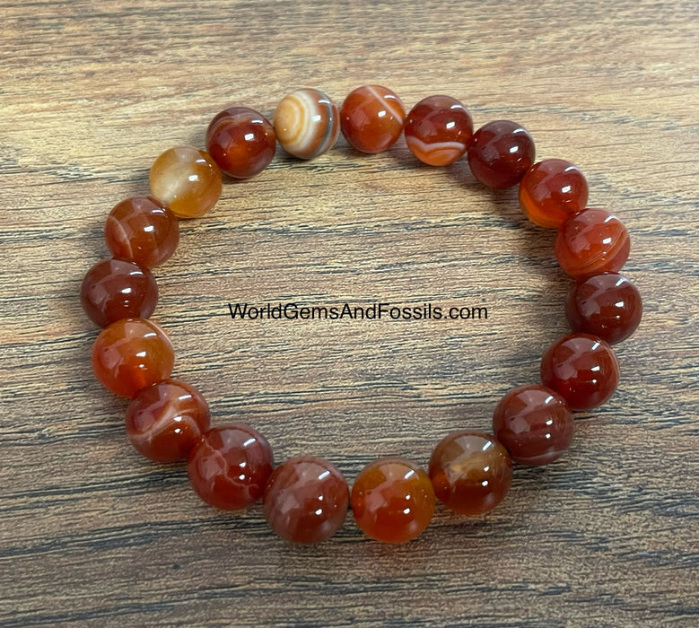 Carnelian Bracelet 10mm