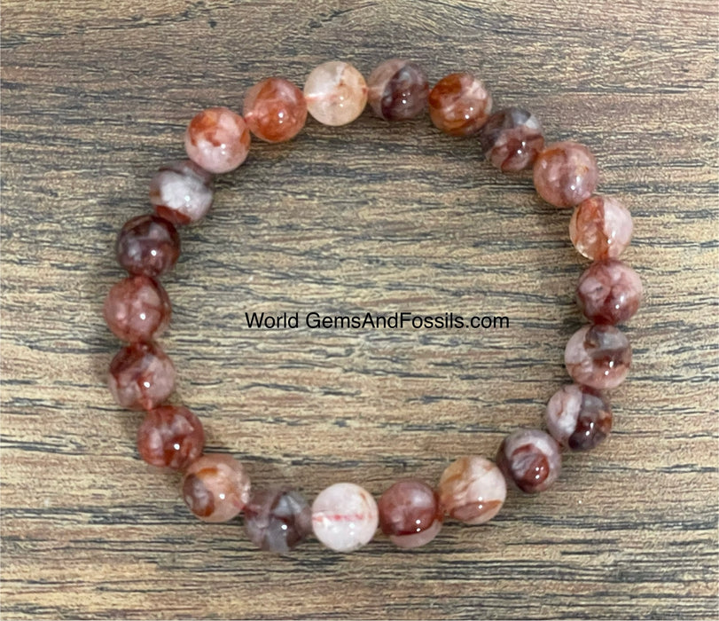 Fire Quartz Bracelet 8mm