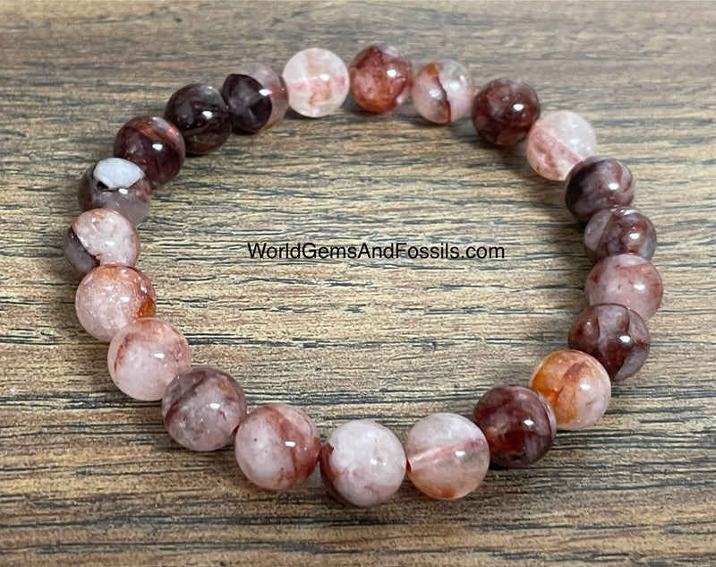 Fire Quartz Bracelet 8mm