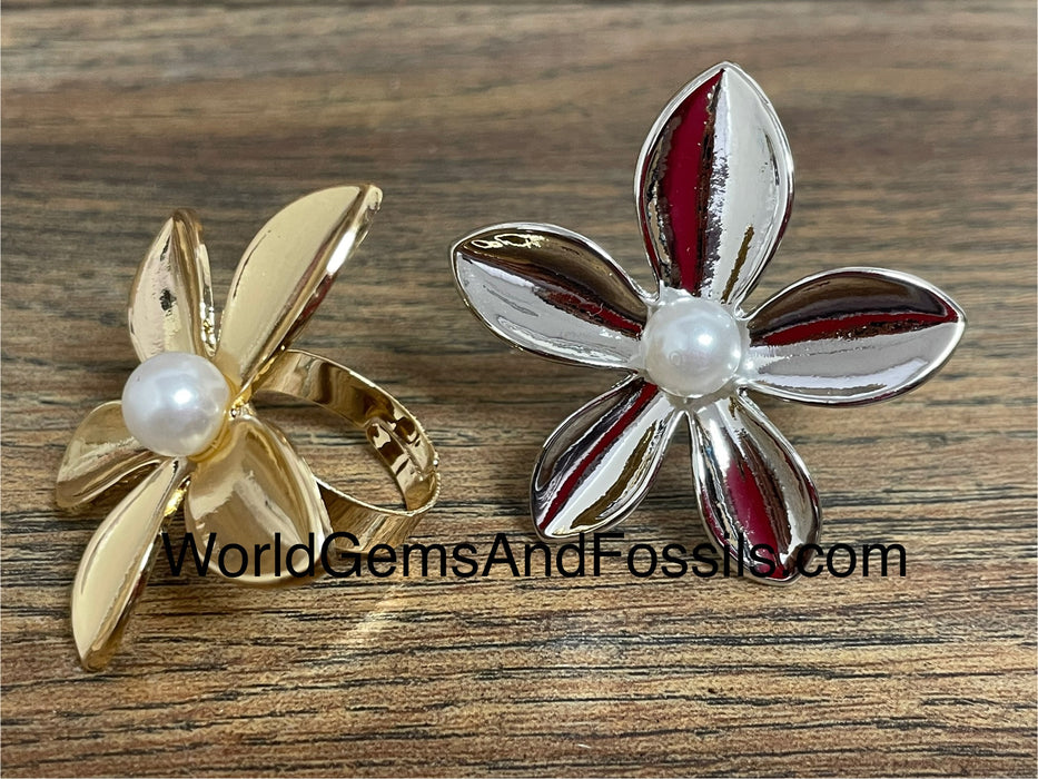 Flower Ring 2Pc Set