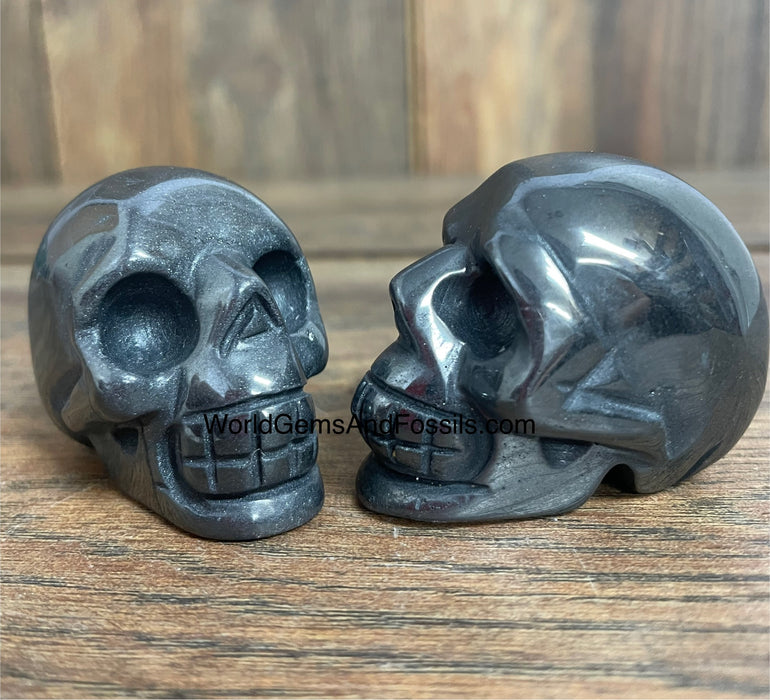 Hematite Skull  2"