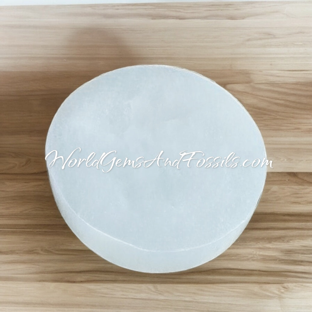 Selenite Plates Circular 2.4"