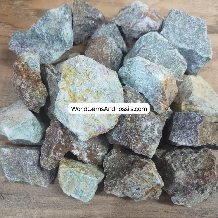 Ruby Zoisite Rough Stone 1 lb