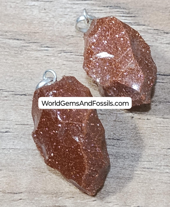 Red Goldstone Pendant Rough