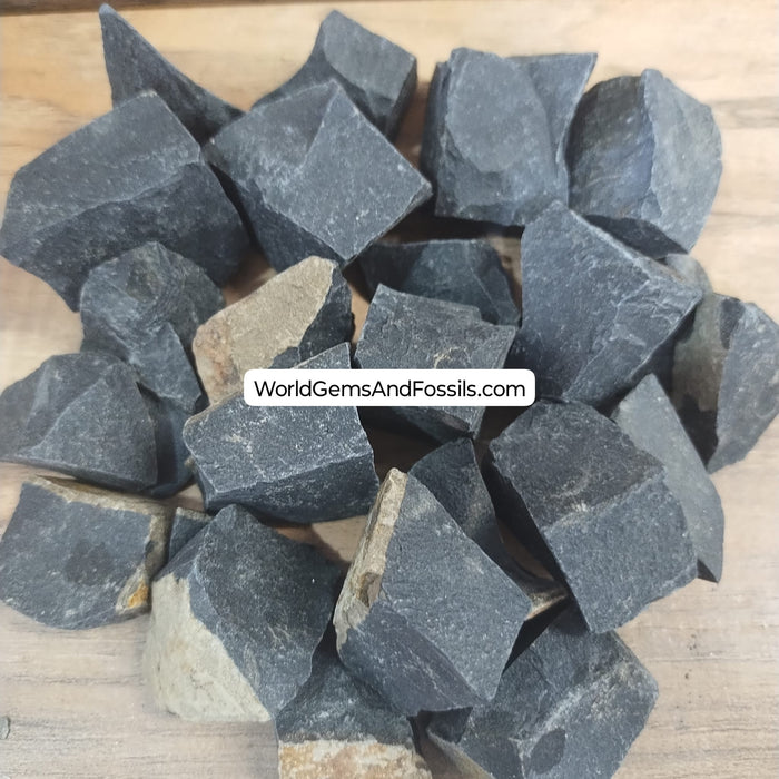 Black Jasper Rough Stones 1 lb