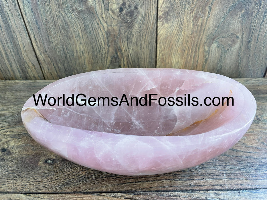 Rose Quartz Bowl 8” #3