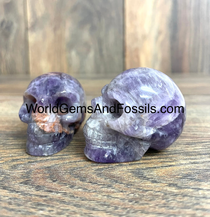 2" Amethyst Skull