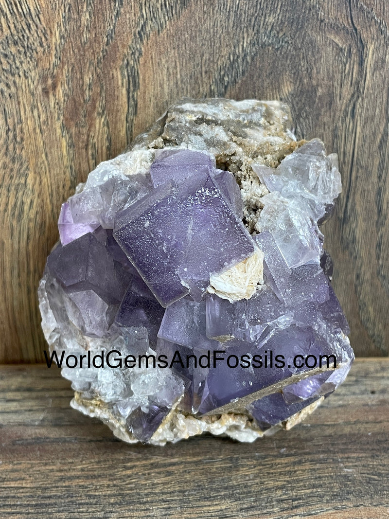 Purple Fluorite Specimen 4.25”