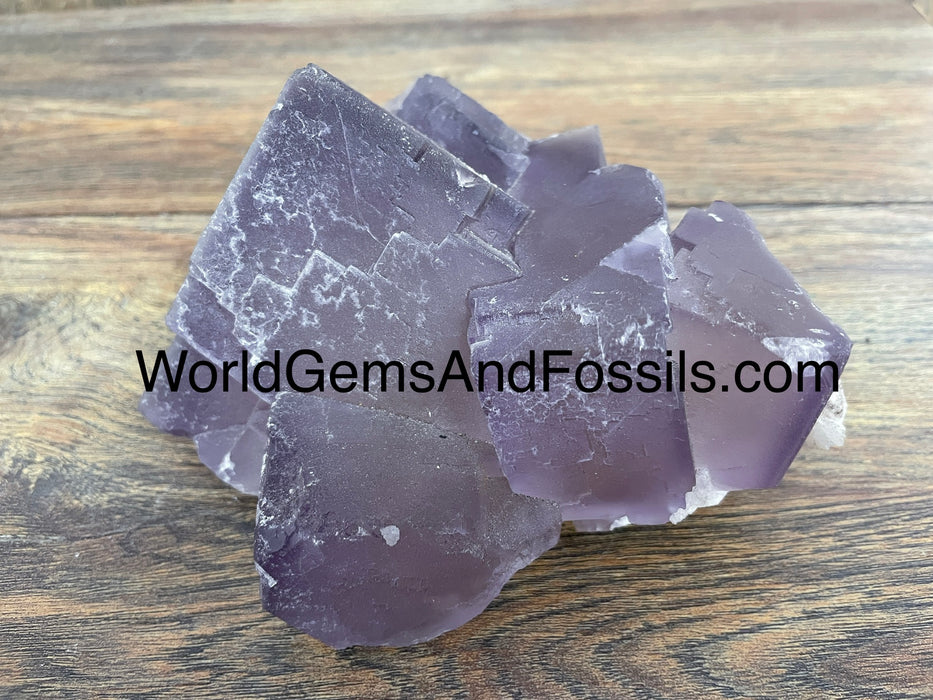 Purple Fluorite Specimen 5.5” #3