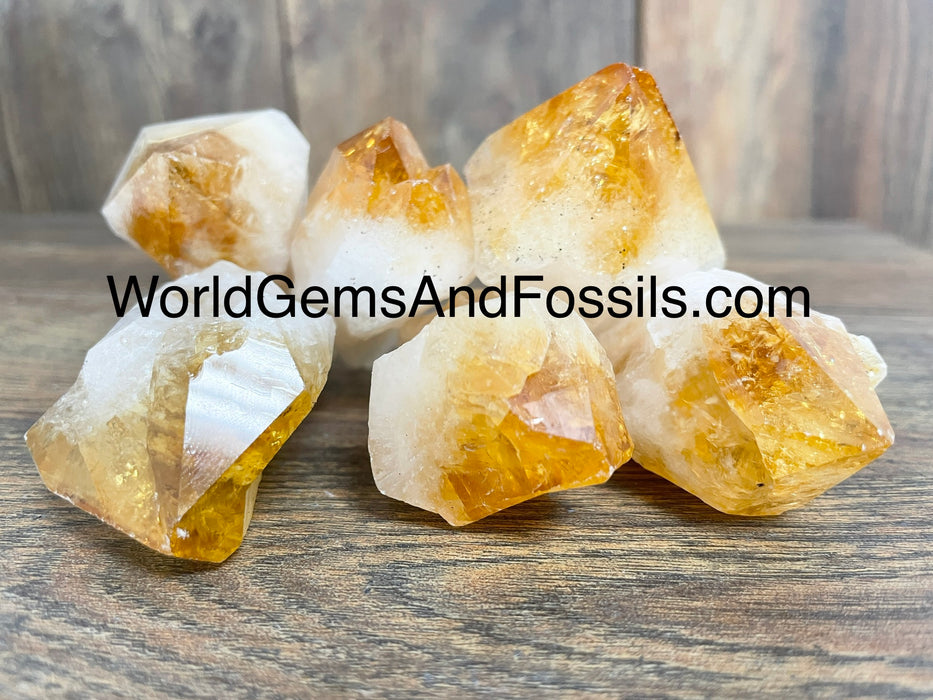 Natural Citrine Point Extra Quality 1 lb