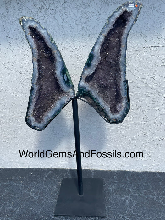 Amethyst Butterfly #9  65.5”  x 33”